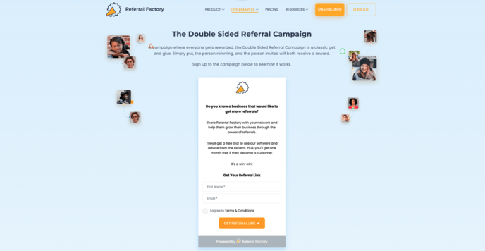 Embed your referral program to get referrals