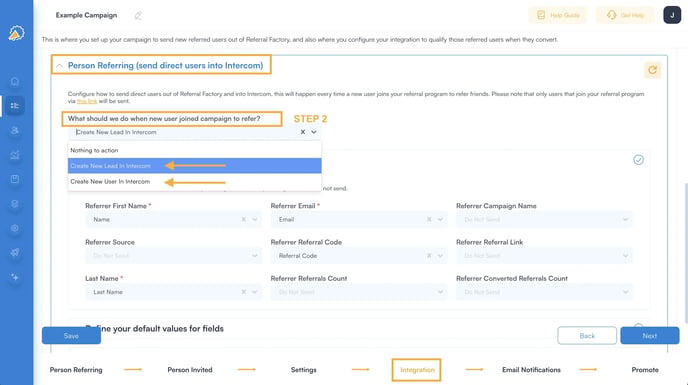 Intercom-step-2-direct-user-configure-settings-in-referral-factory