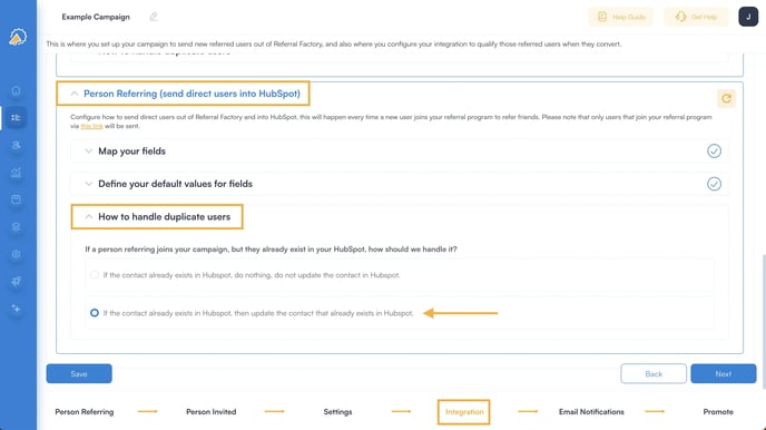 Troubleshooting Your HubSpot Integration - updating direct users in HubSpot