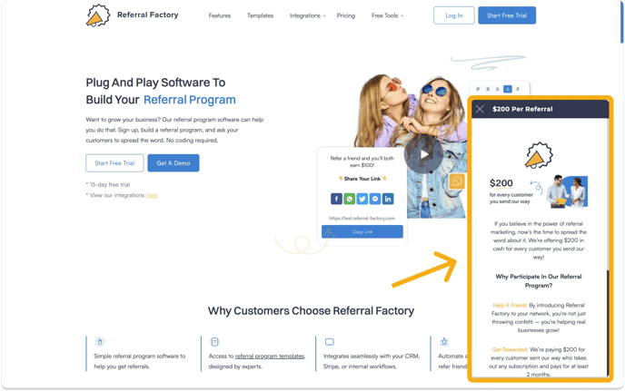 example-of-referral-widget-referral-factory