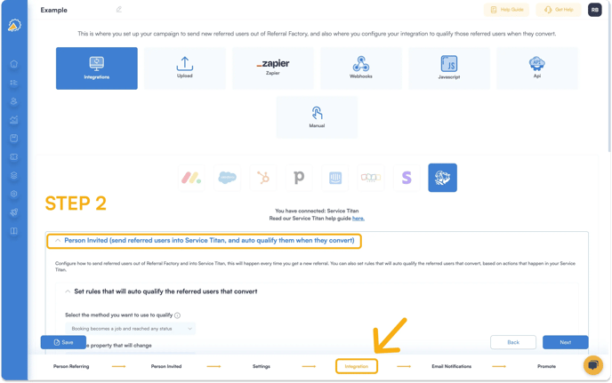 servicetitan-referral-factory-integration-step-2-configure-settings-in-referral-factory